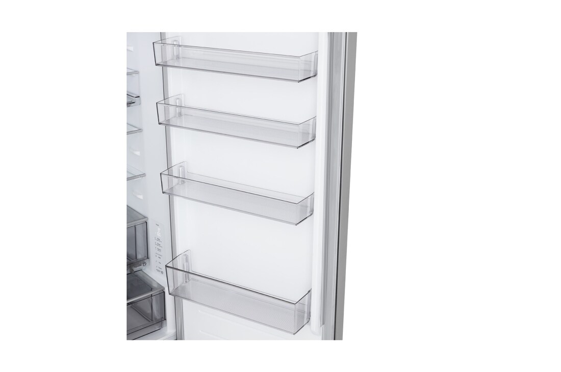 LG Hladnjak sa zamrzivačem u donjem dijelu, DoorCooling+™ i ThinQ™ tehnologija, kapacitet 375L, Hladnjak sa zamrzivačem u donjem dijelu, DoorCooling+™ i ThinQ™ tehnologija, kapacitet 375L, GBBS322CPY, thumbnail 12