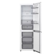 LG Hladnjak sa zamrzivačem u donjem dijelu, DoorCooling+™ i ThinQ™ tehnologija, kapacitet 333L, Otvorena prednja vrata bez pogleda na hranu, GBBSJ10ESW, thumbnail 2