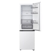 LG Hladnjak sa zamrzivačem u donjem dijelu, DoorCooling+™ i ThinQ™ tehnologija, kapacitet 333L, Prednja gornja vrata otvorena bez pogleda na hranu, GBBSJ10ESW, thumbnail 4