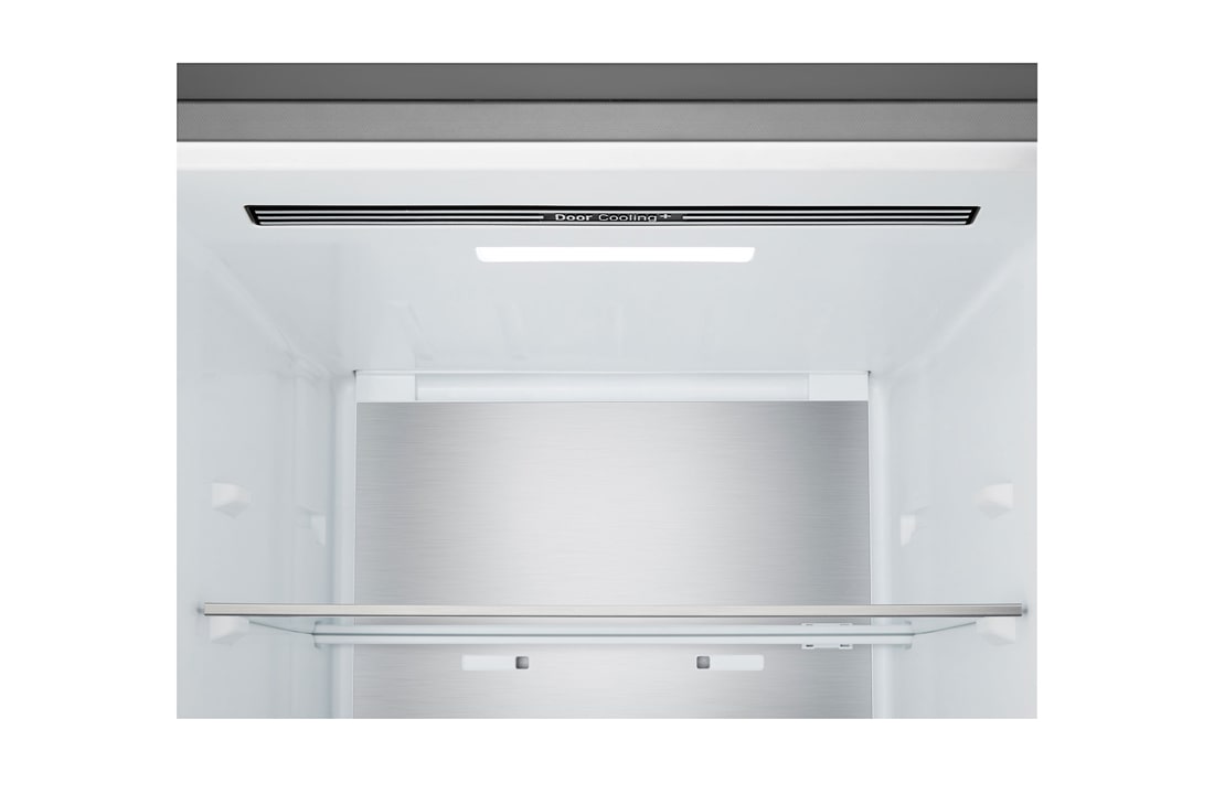 LG Hladnjak sa zamrzivačem u donjem dijelu, DoorCooling+™ i ThinQ™ tehnologija, kapacitet 375L, Prikaz zaslona, GBBS726AMB, thumbnail 6