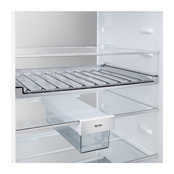 LG Hladnjak sa zamrzivačem u donjem dijelu, DoorCooling+™ i ThinQ™ tehnologija, kapacitet 375L, Pogled na posudu za led 2, GBBS726CSW, thumbnail 9