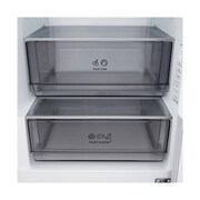 LG Hladnjak sa zamrzivačem u donjem dijelu, DoorCooling+™ i ThinQ™ tehnologija, kapacitet 333L, Pogled s lijeve strane, GBBSJ1CCSW, thumbnail 10