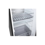 LG Hladnjak sa zamrzivačem u donjem dijelu, DoorCooling+™ i ThinQ™ tehnologija, kapacitet 375L, Pogled sa strane, GBBS524CEV, thumbnail 10