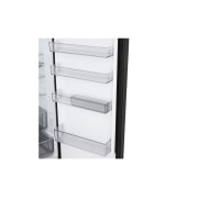 LG Hladnjak sa zamrzivačem u donjem dijelu, DoorCooling+™ i ThinQ™ tehnologija, kapacitet 375L, Otvorena lijeva vrata bez pogleda na hranu, GBBS524CEV, thumbnail 12