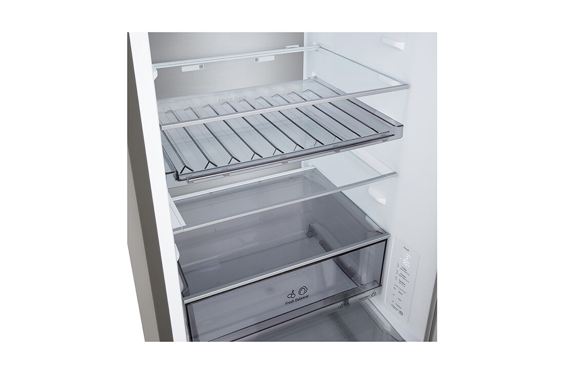 LG Hladnjak sa zamrzivačem u donjem dijelu, DoorCooling+™ i ThinQ™ tehnologija, kapacitet 333L, Pogled na posudu za led 2, GBBS514CPY, thumbnail 9