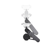 LG Ergo Stand, prikaz gornje strane s krakom produljenim ispred, EG800BW, thumbnail 2