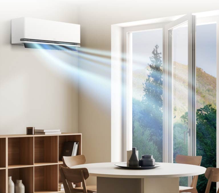 LG klima-uređaj s opcijom upravljanja kilovatima kW Managerom šalje upozorenja putem aplikacije LG ThinQ kada se dosegne maksimalno ograničenje snage koje je podesio korisnik.