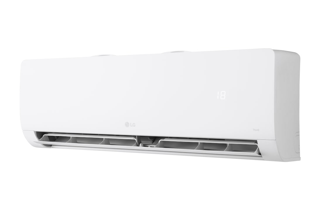 LG DUALCOOL Pro, Brzo grijanje i hlađenje, 3,5 kW Split klima-uređaj, Prikaz lijeve strane otvorenog uređaja, WZ12AWN, thumbnail 5