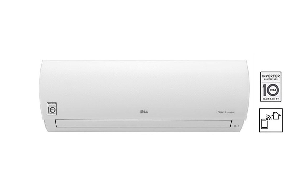 LG DUALCOOL DUAL inverter 2,5 kW, A+++/ A+++, sterilizacija 99,9% bakterija i mikročestica prašine, Wi-Fi povezivost, H09AP