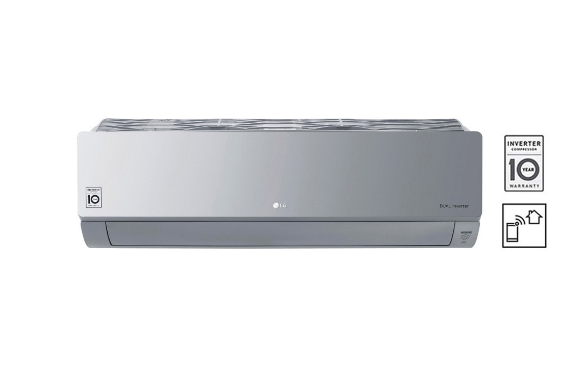 LG ARTCOOL (R32) DUAL Inverter 3,5 kW, elegantan i moderan dizajn, sterilizacija 99,9% bakterija i mikročestica prašine, samočišćenje sterilizacijom, Wi-Fi povezivost, AC12SQ