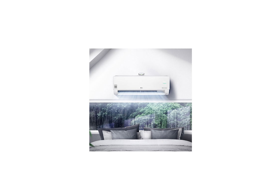 LG DUALCOOL PURE Dual Inverter klima-uređaj od 3,5kW s pročiščivaćem zraka, raspršivačem iona i Wi-fi upravljanjem na daljinu (ThinQ), AP12RK, thumbnail 13