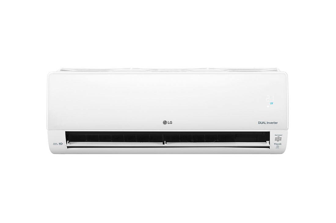 LG DUALCOOL Deluxe - Dual Inverter klima-uređaj od 3,5 kW uklanja 99,9% bakterija, Wi-fi upravljanje na daljinu (ThinQ), Prikaz otvorenog uređaja s prednje strane 1, DC12RK, thumbnail 2