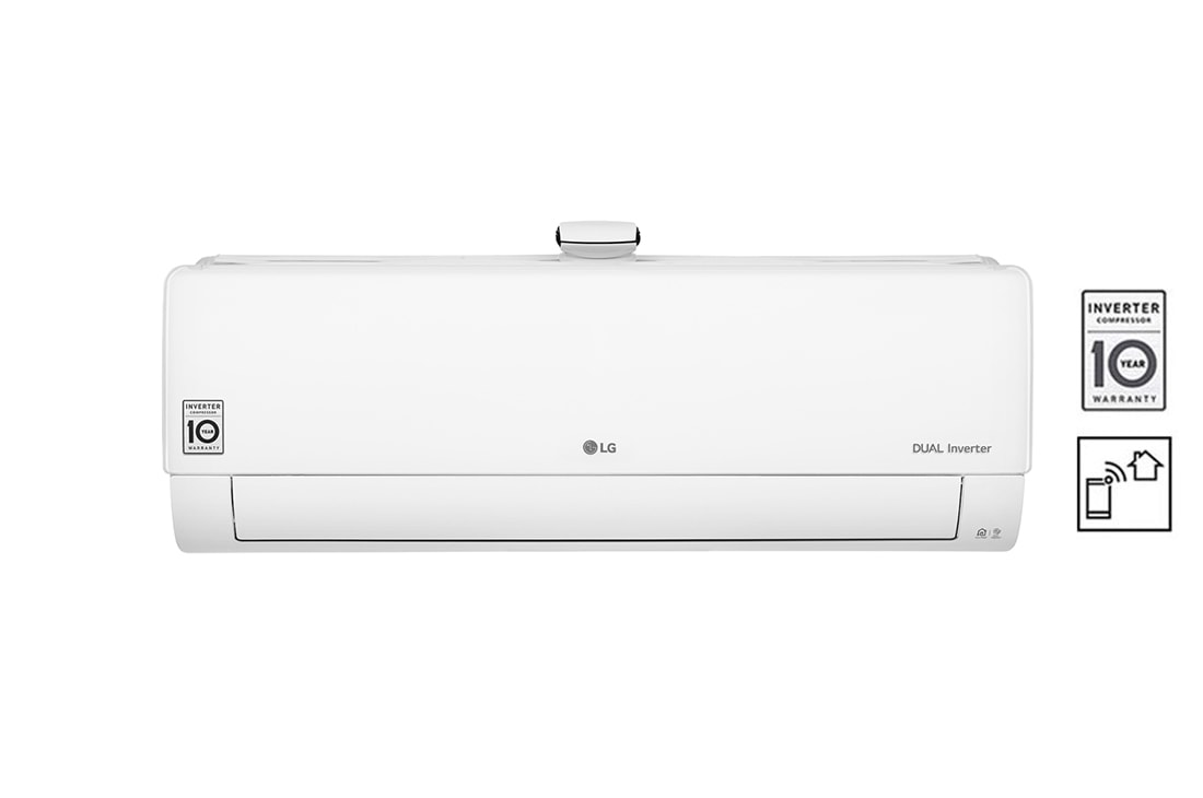 LG DUALCOOL PURE Dual Inverter klima-uređaj od 2,5kW s pročiščivaćem zraka, raspršivačem iona i Wi-fi upravljanjem na daljinu (ThinQ), AP09RK, AP09RK