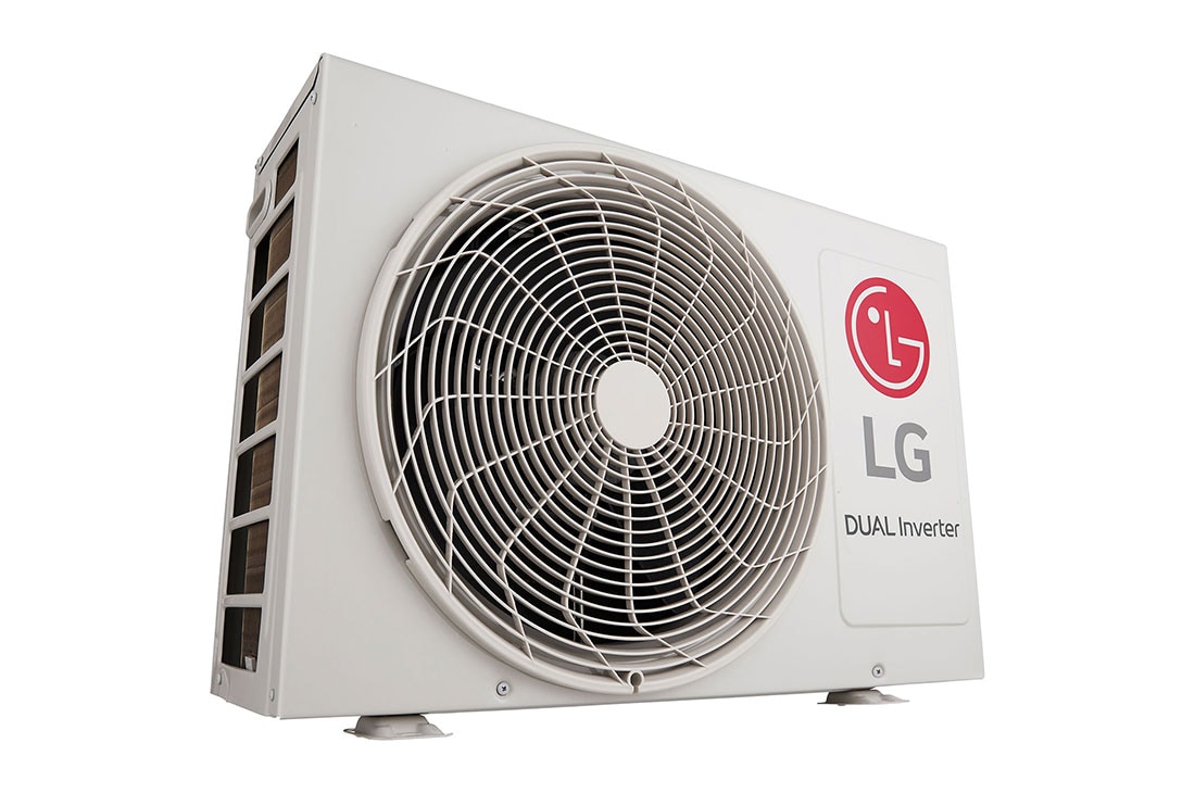 LG 2 in 1 DUALCOOL Multi, Štedi prostor, 2,6 + 3,5 kW Split klima-uređaj, Prikaz iz lijeve perspektive uređaja DUAL Inverter, RM2S21, thumbnail 11