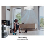 LG 5,0 kW DUALCOOL Special EC Single Split klima-uređaj s jednom unutarnjom jedinicom, S18EC, thumbnail 12