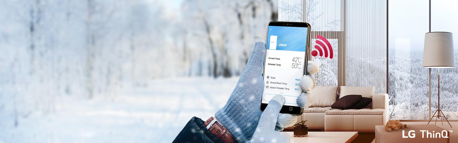 Jednostavna instalacija i upravljanje pomoću aplikacije ThinQ1