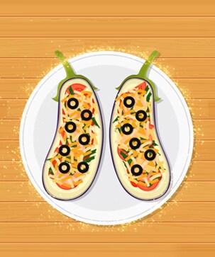 Pizza s patlidžanom