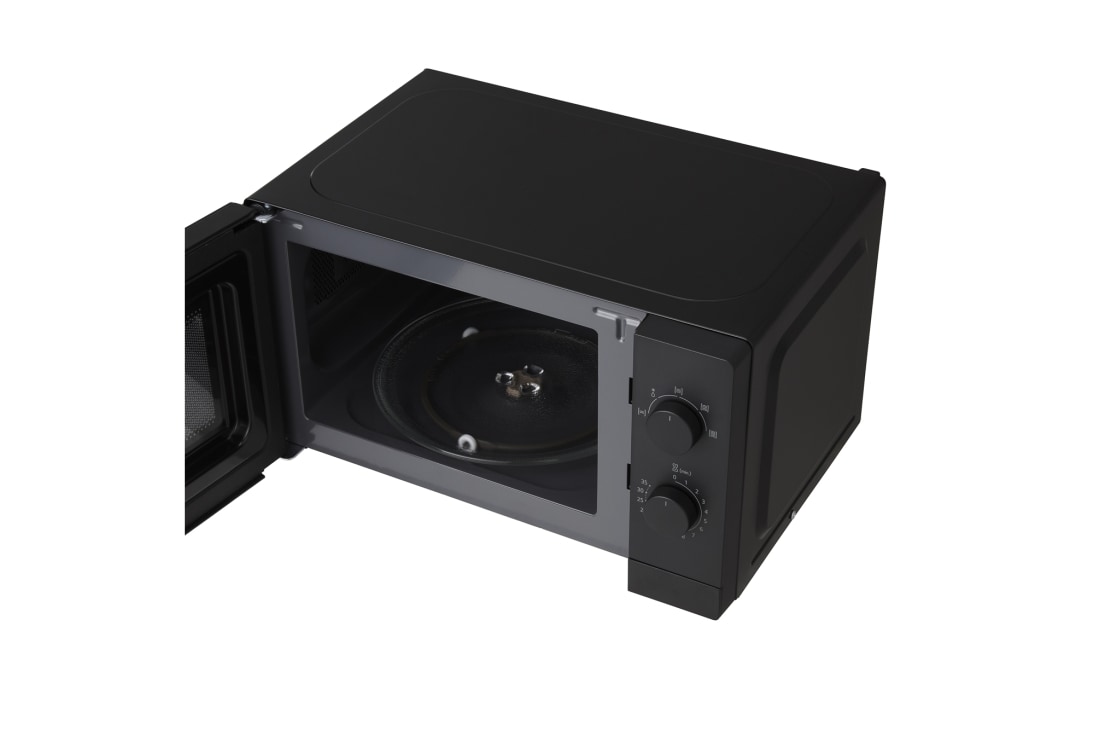 LG Mikrovalna pećnica zapremnine 20 L, Prednji prikaz LG mikrovalne pećnice od 20 L, crne boje MS2082F., MS2082F, thumbnail 4