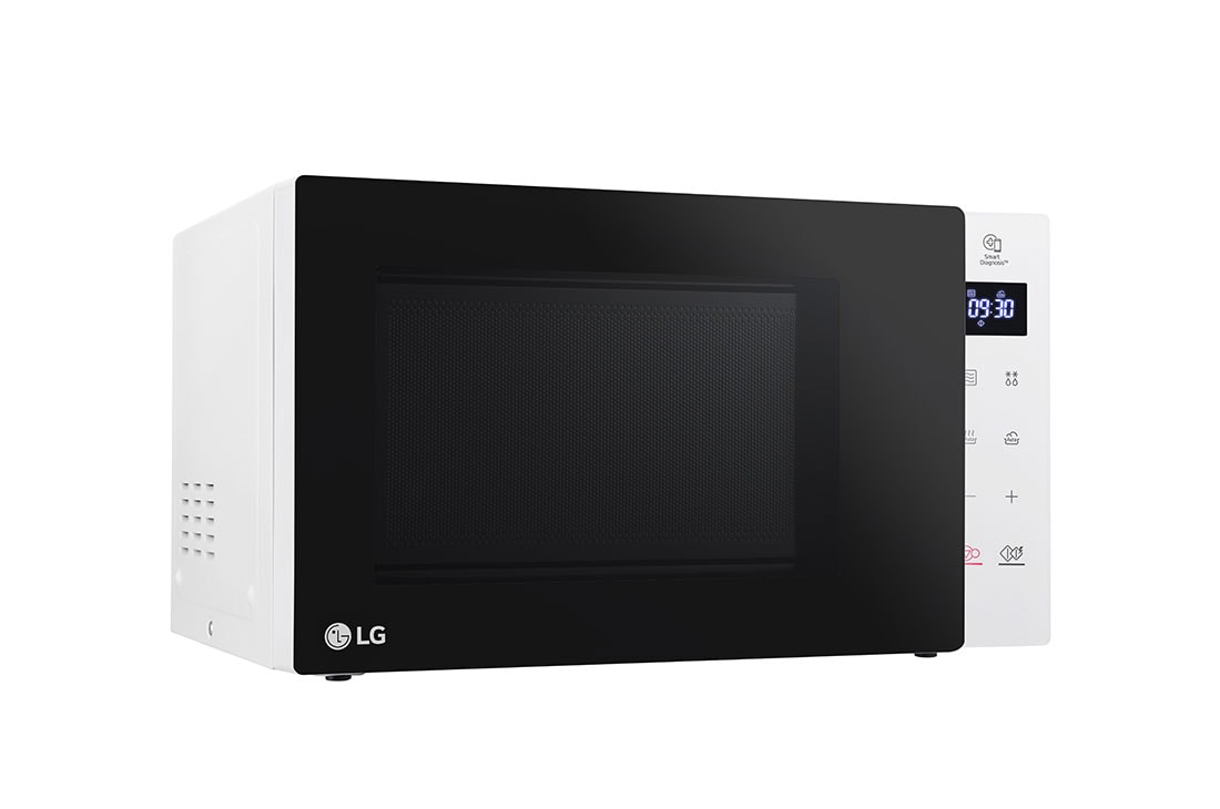LG Mikrovalna pećnica kapaciteta 20 litara, EasyClean™ premaz, Pogled s lijeve strane, MS2032GASW, thumbnail 7