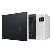 LG Mikrovalna pećnica kapaciteta 20 litara, EasyClean™ premaz, Pogled s desne strane s otvorenim vratima, MS2032GASW, thumbnail 10