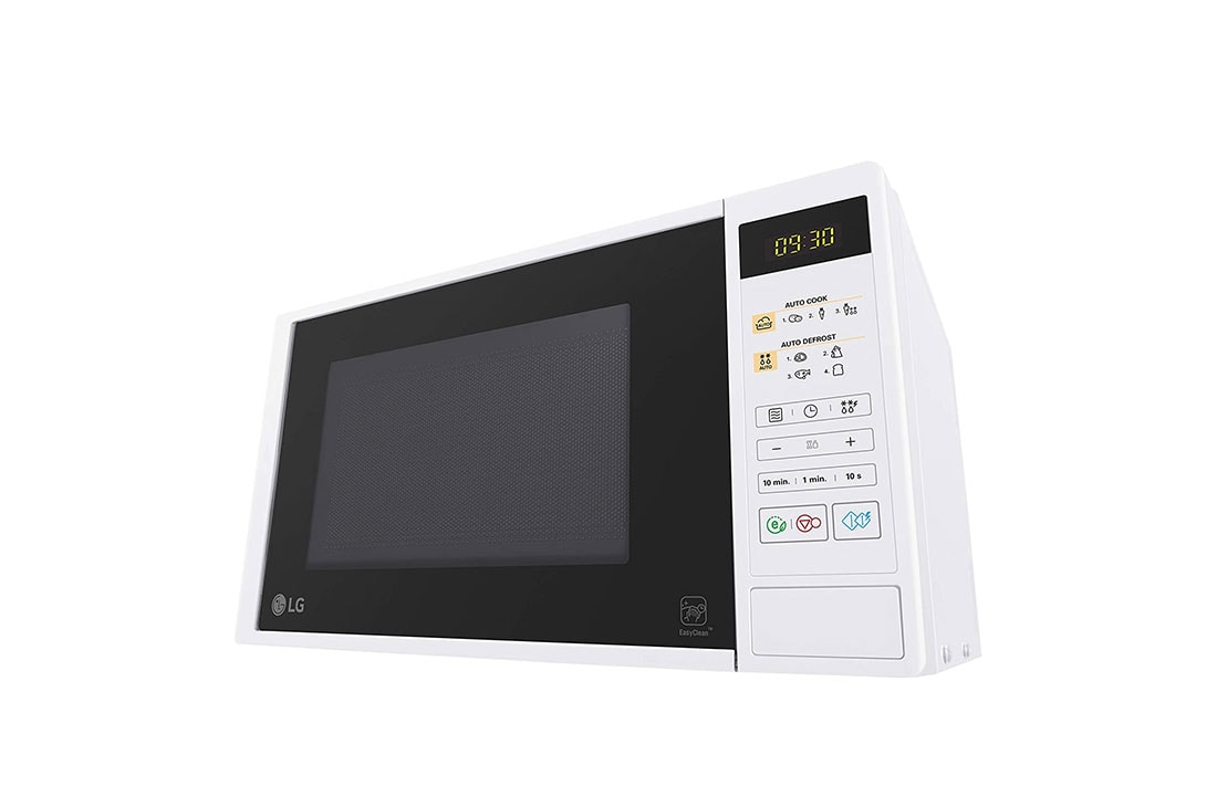 LG Mikrovalna pećnica kapaciteta 20 litara s grillom i tehnologijom Smart Inverter, EasyClean™, bijele boje, bottom to top view, MS2042DW, thumbnail 9