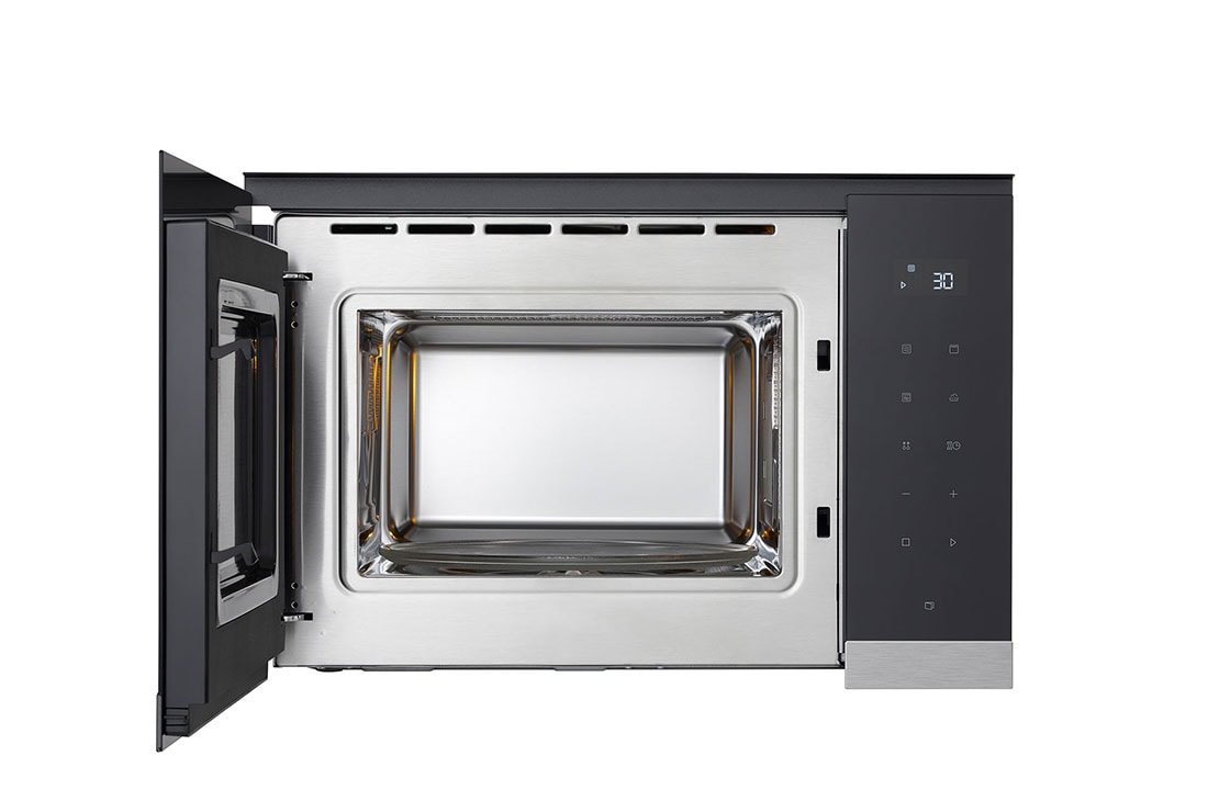 LG Ugradbena mikrovalna pećnica od 25 L s roštiljem, premaz Easy Clean, 900 W, Front door open, MG7Z2593D, thumbnail 2