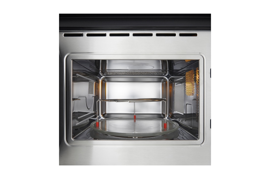 LG Ugradbena mikrovalna pećnica od 25 L s roštiljem, premaz Easy Clean, 900 W, Left view, MG7Z2593B, thumbnail 3