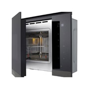 LG Ugradbena mikrovalna pećnica od 25 L s roštiljem, premaz Easy Clean, 900 W, Right view , MG7Z2593B, thumbnail 4