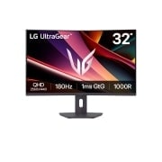 LG 32'' UltraGear™ QHD zakrivljeni monitor za igranje s brzinom osvježavanja od 180 Hz, prednji prikaz, 32G600A-B, thumbnail 1
