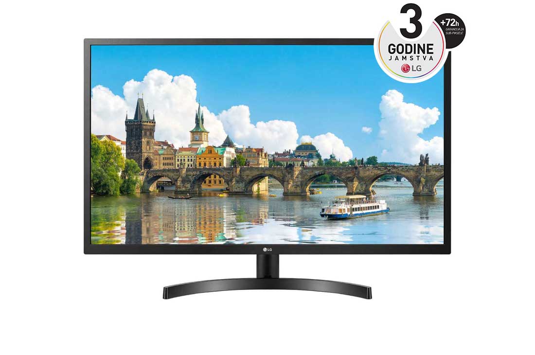 LG 31,5'' FullHD AMD FreeSync™ kompatibilan IPS monitor, prikaz prednje strane, 32MN500M-B