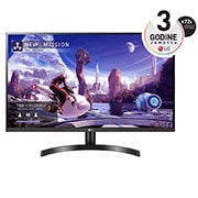 LG 31.5'' QHD IPS monitor s HDR10, AMD FreeSync™ , prikaz prednje strane, 32QN600-B, thumbnail 1