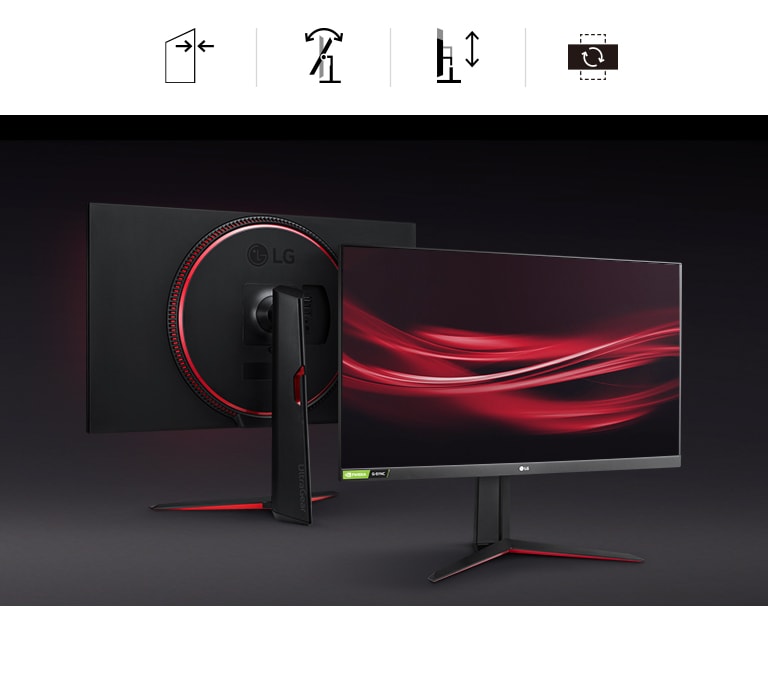 Monitor elegantnog dizajna sa stalkom podesivog nagiba, okretanja po vodoravnoj osi i visine