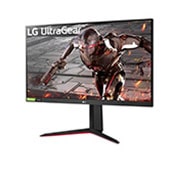 LG 31,5'' Full HD Ultragear™ gaming monitor s brzina osvježavanja od 165Hz i NVIDIA® G-SYNC®, prikaz bočne strane iz kuta od +15 stupnjeva, 32GN550-B, thumbnail 2