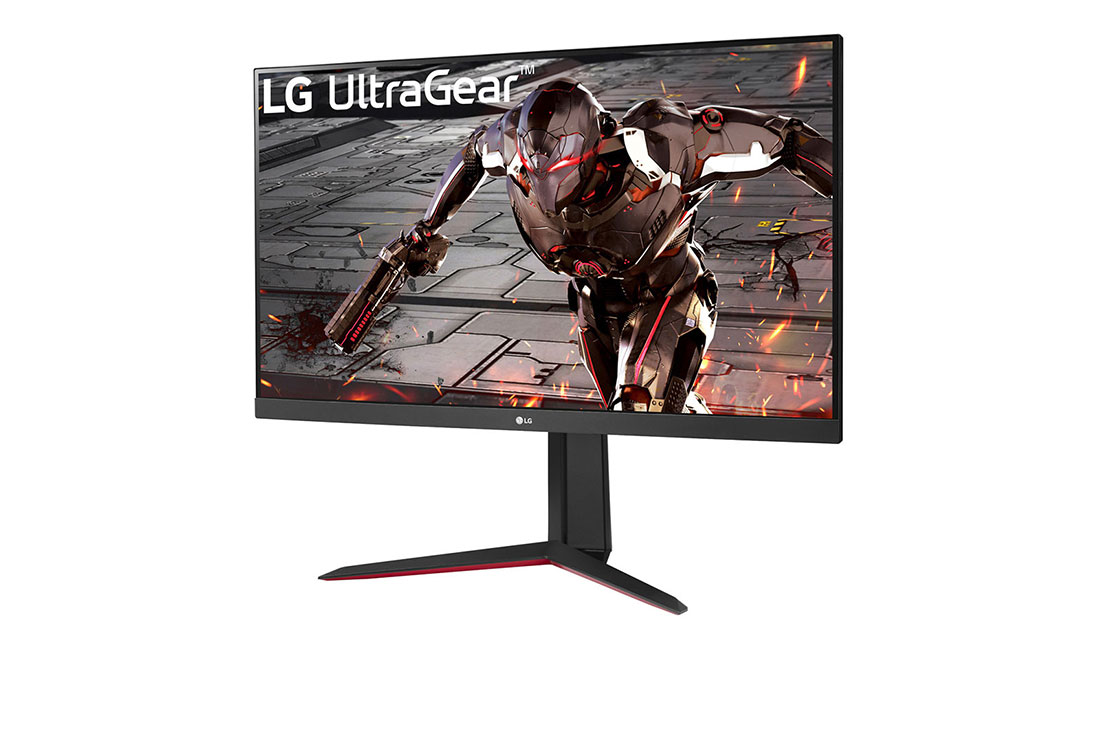 LG 31,5'' Ultragear™ QHD 165Hz gaming monitor s HDR10 i FreeSync™ Premium, prikaz bočne strane iz kuta od +15 stupnjeva, 32GN650-B, thumbnail 2