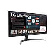 LG 29'' 21:9 FHD IPS UltraWide™ monitor s HDR10, Prikaz bočne strane iz kuta od +30 stupnjeva, 29WP500-B, thumbnail 4