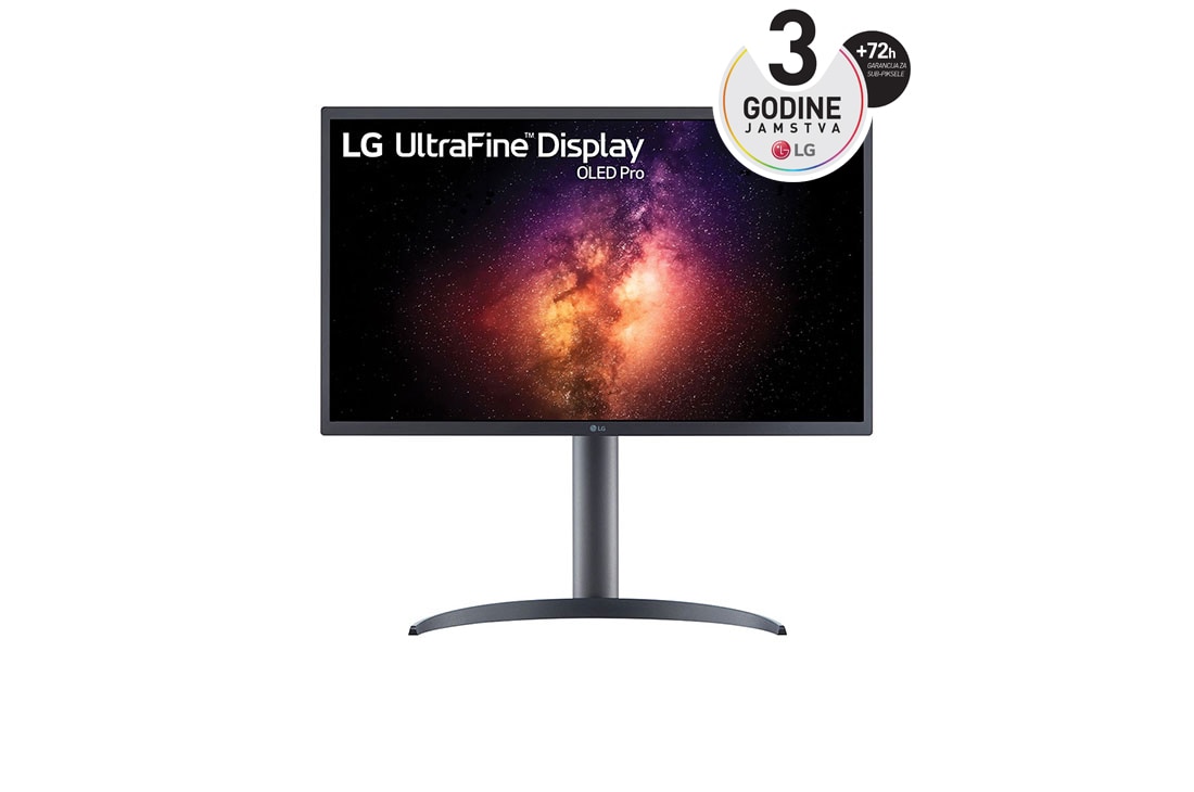 LG 31,5'' UHD 4K OLED monitor s USB-C, prikaz prednje strane, 32EP950-B