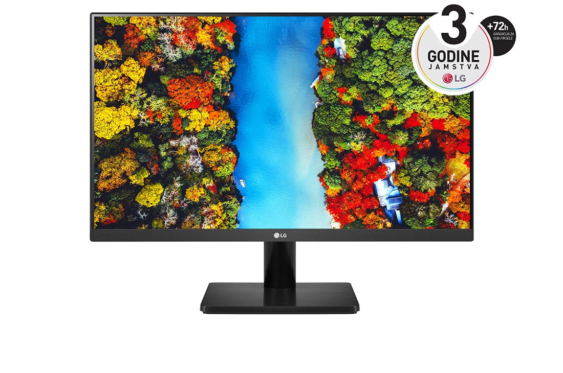 LG Zaslon IPS Full HD od 23,8 inča uz AMD FreeSync™, prikaz prednje strane, 24MP500-B