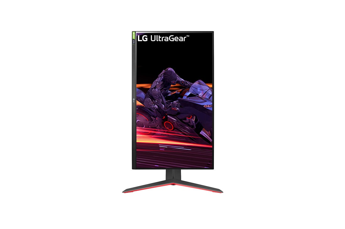 LG 27'' Full HD(1920 x 1080) UltraGear™ monitor s 1ms 240Hz i NVIDIA® G-SYNC® compatibility, prikaz prednje strane sa zaslonom koji se okreće za 90 stupnjeva u okomitom usmjerenju, 27GP750-B, thumbnail 7