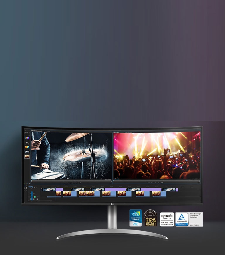 Zakrivljeni monitor LG UltraWide™: Vidite više da biste stvarali bolje