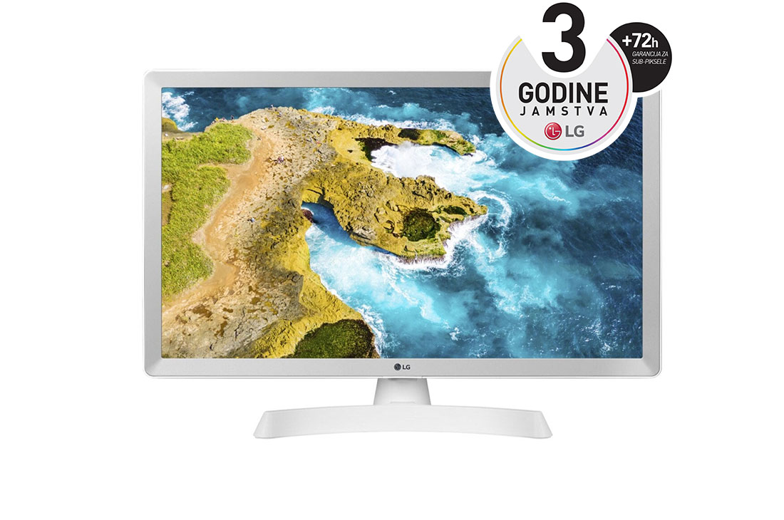 LG 23,6'' TV monitor sa širokim kutom gledanja, prikaz prednje strane, 24TQ510S-WZ