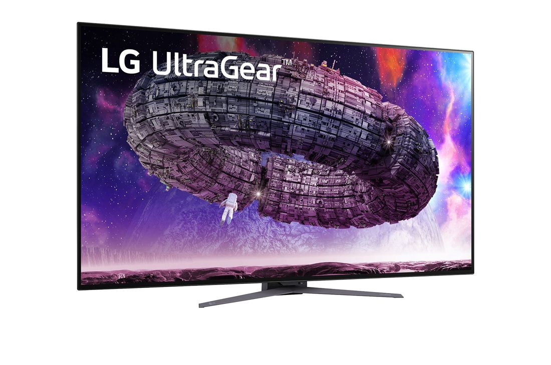 LG 47,5'' 4K UHD OLED UltraGear<sup>TM</sup> gaming monitor s 0,1ms vrijeme odziva i NVIDIA G-Sync™, prikaz bočne strane iz kuta od +15 stupnjeva, 48GQ900-B, thumbnail 3