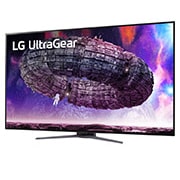 LG 47,5'' 4K UHD OLED UltraGear<sup>TM</sup> gaming monitor s 0,1ms vrijeme odziva i NVIDIA G-Sync™, prikaz bočne strane iz kuta od +15 stupnjeva, 48GQ900-B, thumbnail 2