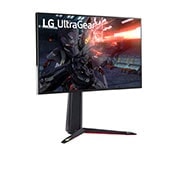 LG 27'' 4K UHD Nano IPS 1ms 144Hz UltraGear<sup>TM </sup>monitor , prikaz bočne strane iz kuta od +15 stupnjeva, 27GN95R-B, thumbnail 3