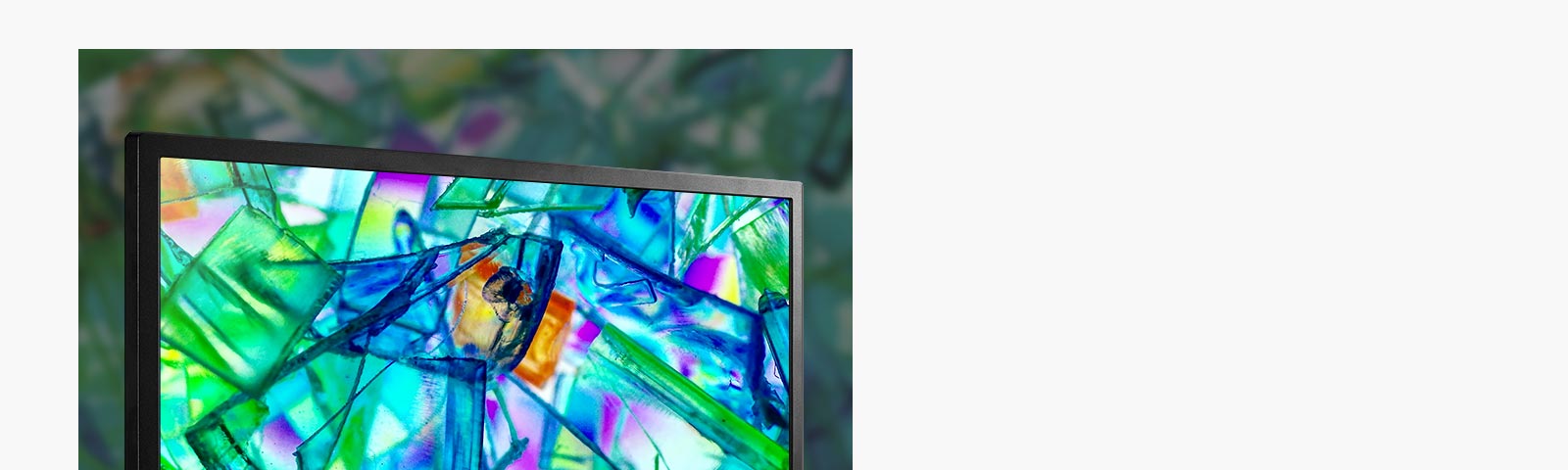 Monitor LG IPS prikazuje besprijekornu točnost boja. Uz široki kut gledanja zaslon IPS može se pohvaliti pokrivenošću od 99 % spektra sRGB.