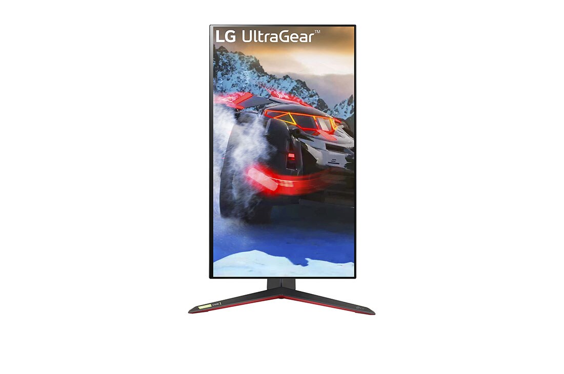 LG 27'' UHD 4K UltraGear™ Nano IPS 1ms (GtG) Gaming Monitor with VESA DSC, prikaz prednje strane sa zaslonom koji se okreće za 90 stupnjeva u okomitom usmjerenju, 27GP95R-B, thumbnail 7
