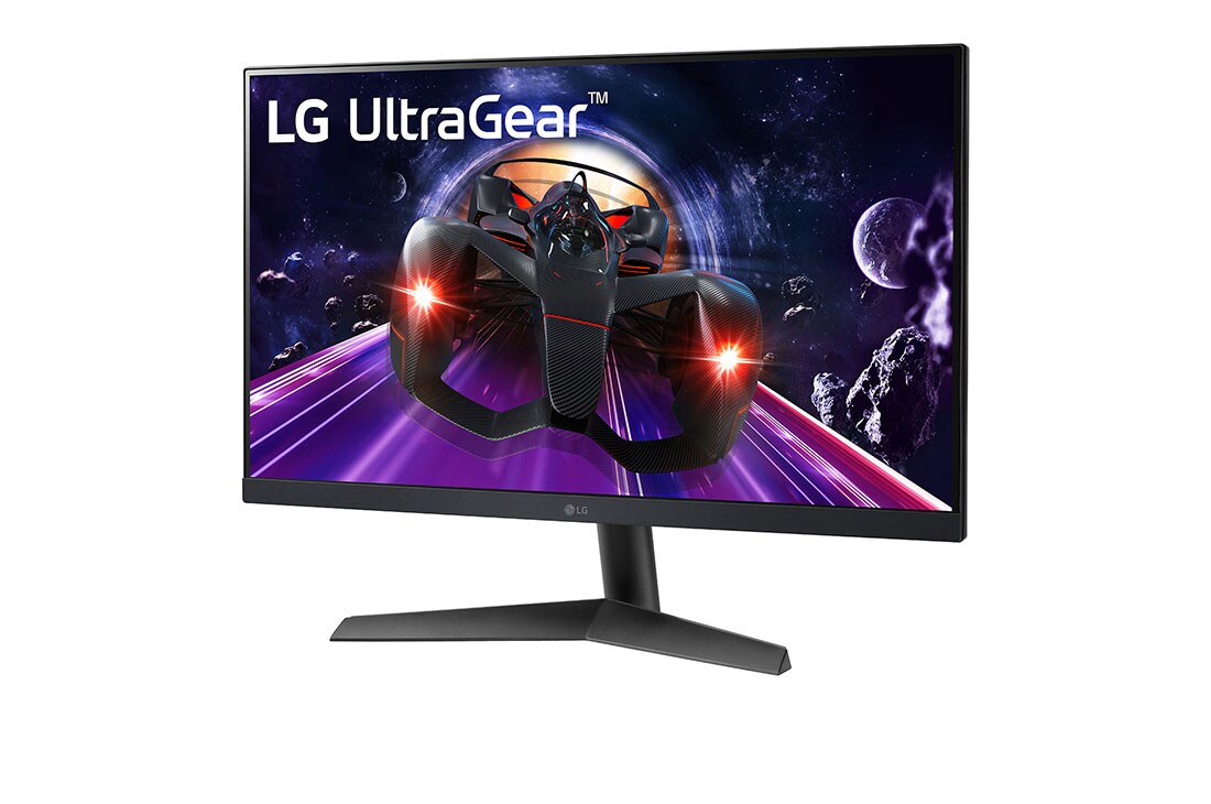 LG Monitor za videoigre od 23,8'' UltraGear™ Full HD IPS 1ms (GtG), prikaz bočne strane iz kuta od -15 stupnjeva, 24GN60R-B, thumbnail 2