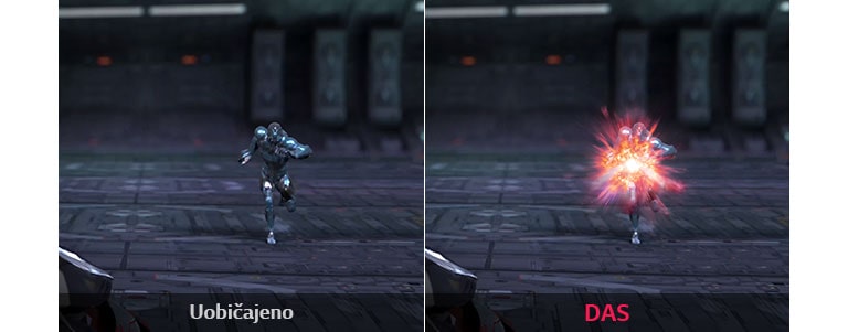 Simulacija značajke Dynamic Action Sync