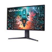 LG 31,5'' 4K UHD IPS UltraGear™ gaming monitor s 1ms vrijeme odziva i NVIDIA G-Sync™ , prikaz bočne strane iz kuta od +15 stupnjeva, 32GQ950P-B, thumbnail 2