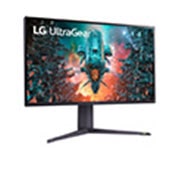 LG 31,5'' 4K UHD IPS UltraGear™ gaming monitor s 1ms vrijeme odziva i NVIDIA G-Sync™ , prikaz bočne strane iz kuta od +15 stupnjeva, 32GQ950P-B, thumbnail 3