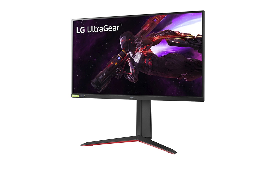 LG 27'' QHD IPS monitor s AMD FreeSync™ (Premium), NVIDIA® G-SYNC i 1ms MBR, prikaz bočne strane iz kuta od +15 stupnjeva, 27GP850P-B, thumbnail 2